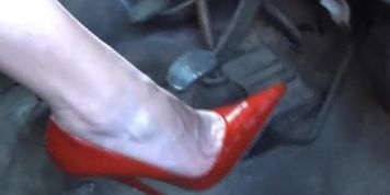 Lady Pantera - latex, leather, corset & high heels - 656
