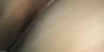 Dark skin hair pussy with a fat ass