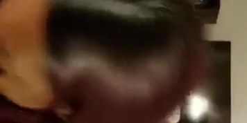 Nice Ebony ass from Cali rides me for a creampie