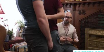 Prof Snow anal threesome with 2 student