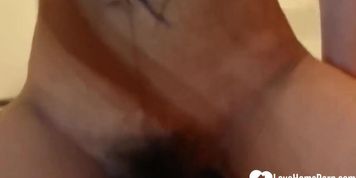 I Drilled And Filled Her Hairy Cunt And Made Her Cum Rough