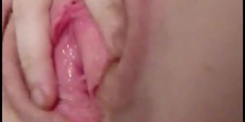 spreading my slick pussy in fishnets, teasing with lovense nora