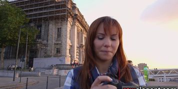 ELEGANT RAW - Ginger tourist sucking black cock before anal