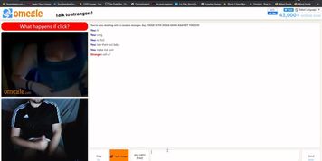 BIG Boob Blonde plays with herself on Omegal.