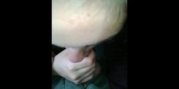 Beautiful Cute Teen Blows and Swallows His Cum POV