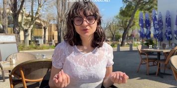 Belgian Beauty Lotus Shows Off Her Big Natural Boobs On-Camera Debut