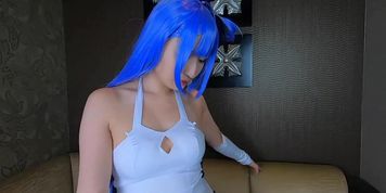Cosplay Girl Panty Tease