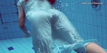 Underwater petite teen Piyavka Chehova (Pussy Eater)