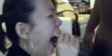 Amateur asian sucking bbc