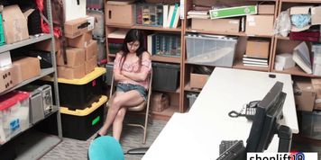 Latina MILF busted and used by a corrupt LP officer (Jasmine Gomez)