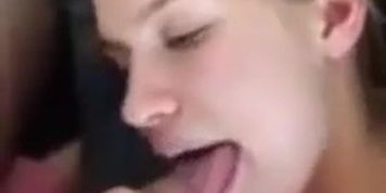 Cute German blowjob