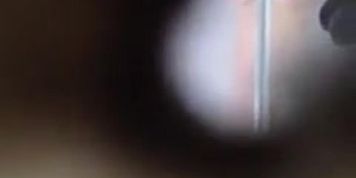 Busty flat mate getting out of the shower