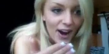 Hot Blonde Dances And Plays On Webcam 2