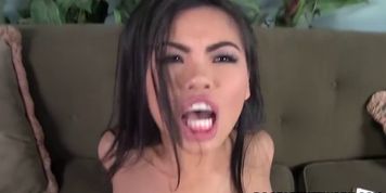 Petite asian Cindy Starfall meets Mandingo's BBC