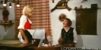 Farm man fucks neighbors hot blonde wife on the table