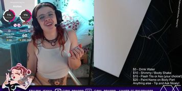 Livestream: Painting My Naked Body & Masturbating with Fans! (Cory Chase, Sweetie_Fox)