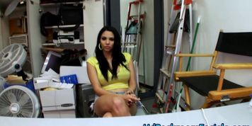 Amateur latina gobbles