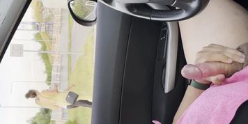 Car cumshot