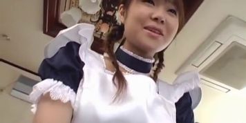 Naughty Natsumi is a hot Asian maid getting into cosplay sex