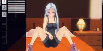 3D HENTAI fucked&nbsp;stepsister in the bedroom
