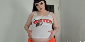 Goth BBW Hooters 3