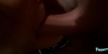 My cock in my wife's mouth. sperm in the mouth. enjoys blowjob and cumshot
