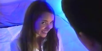 Horney teens have extreme sex in the bed