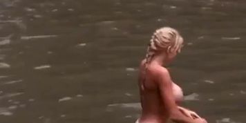Glori-Anne Gilbert Breasts,  Thong Scene  in The Curse Of The Komodo (River Donovan)