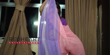 hot indian saree model Trisha Purple Love Episode 10