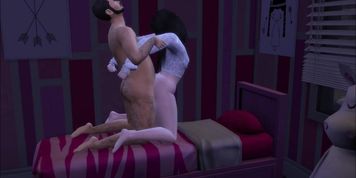 Father and daughter love each other very much || The Sims 4