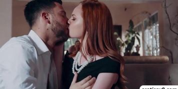 Beautiful Ella Hughes blows and fucks a huge aroused cock (Seth Gamble)