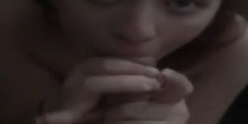 Teen ex Girlfriend sucks my big cock