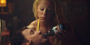 Franziska Mettner in beer ad