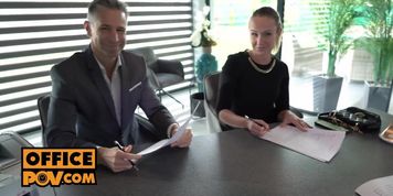 Romy Indy finally get to Fuck Her Boss after Masturbating all Day