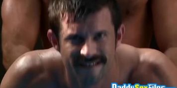 Macho Daddy Bends Over Food Poolside Banging Balls Deep