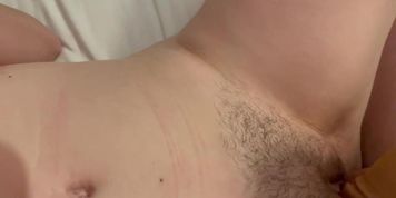 Working into double stuffed vagina