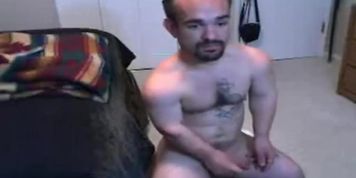 Hot midget jerks off his dick