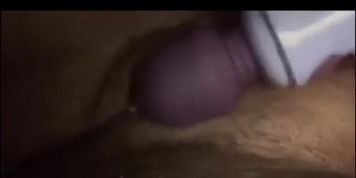 Ebony masterbate when parents are asleep