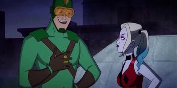 Harley Quinn and Poison Ivy BALLBUSTING KiteMan - FEMDOM balls squeezing, testicles squeezed CARTOON (Poison Ivy (II))