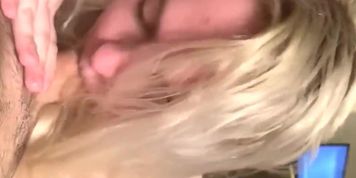 Big boobs deepthroating my sugar daddy s dick cumshot milf blowjob (Daddy Dick)