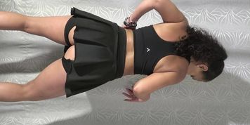Sensual amateur dance performance