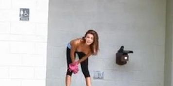 Stripping outside on a dare