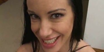 MYTINYDICK - Brunette hottie sucks a small cock