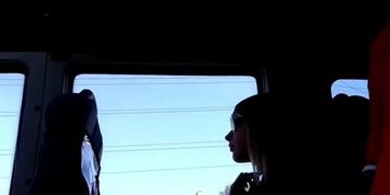 Bus Dickflash Cumshot