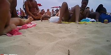 Jerking On The Beach