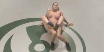 Busty girls wrestling - winner fucks loser
