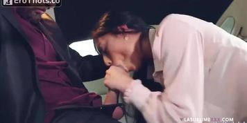 Anna Rose Fucked in Back Seat of Car (Ana Rose, Taylor Bow)