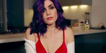 Nerdy Schoolgirl Lo Gets Naked on Camera