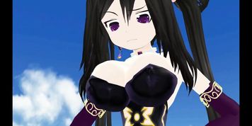 [3D MMD Giantess] Giantess Ariane Cevaille City Attack HQ (60 FPS) by enn bee (Gina Carano)