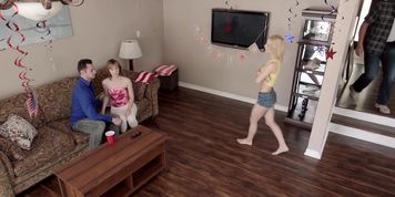 Nice to meet your daughters (Bella Rose, Daphne Dare)